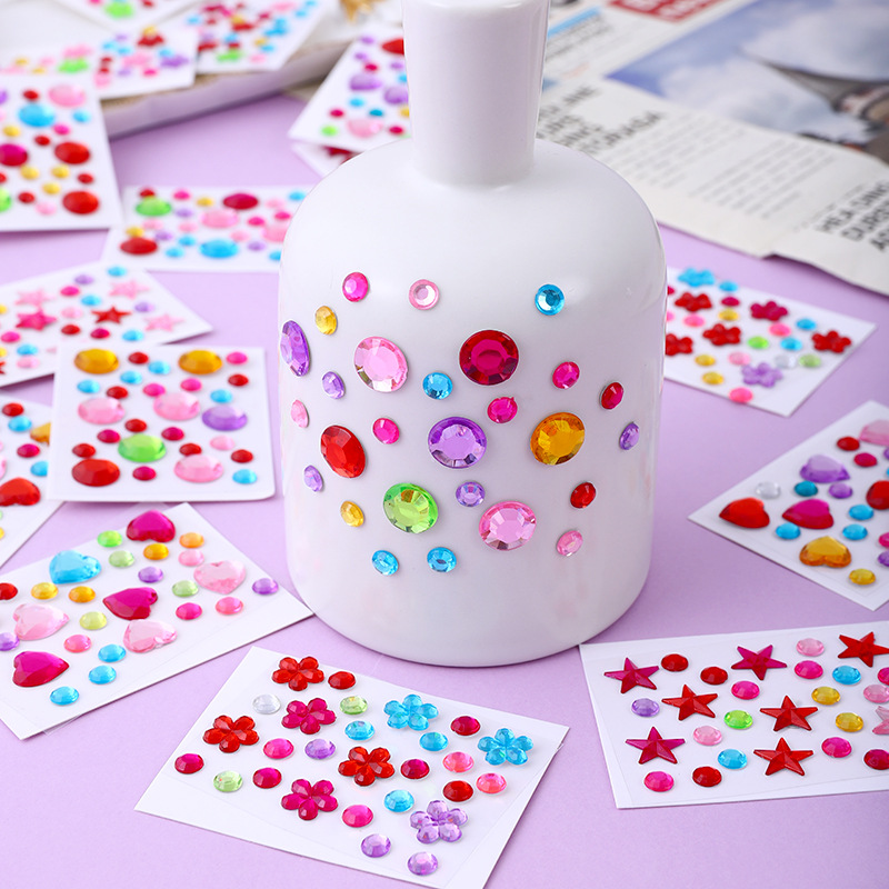 Phone Cases - Adesivos de Diamante Acrílico Coloridos Mais