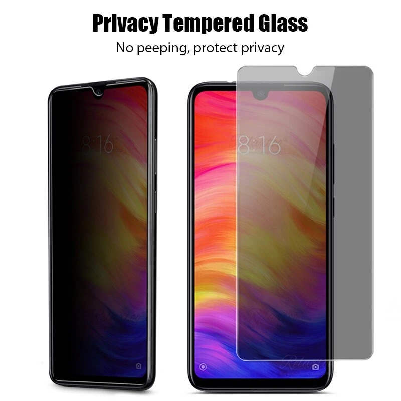 Anti Spy Privacy Glass Case - Capa de vidro temperado anti-espião para