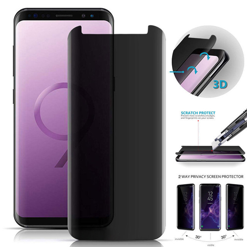Anti Spy Privacy Glass Case - Película de vidro temperado com privacidade