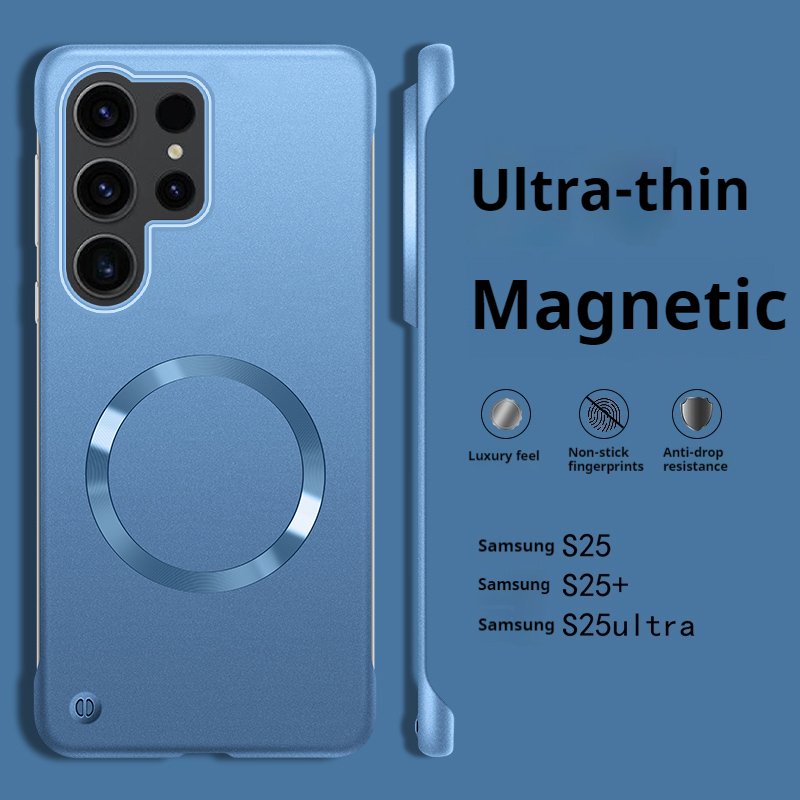 Ultra Thin Frameless Phone Cover - Capa de telefone magnética ultrafina sem