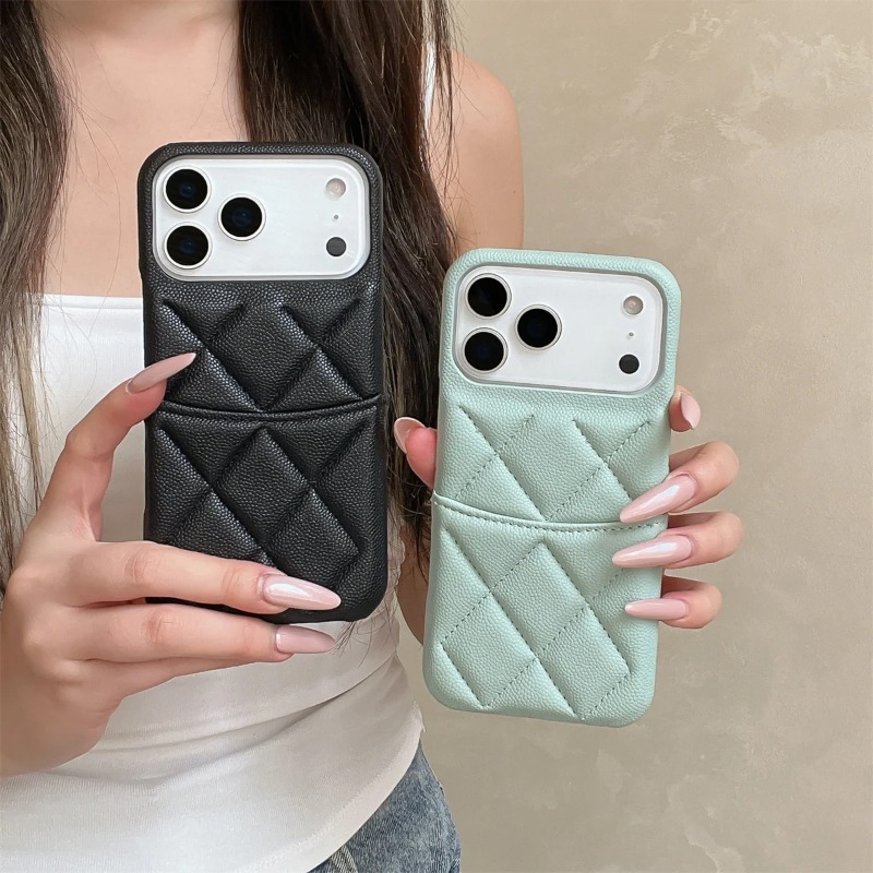 Leather Wallet Card Holder Phone Cover - Slot para cartão titular carteira caso