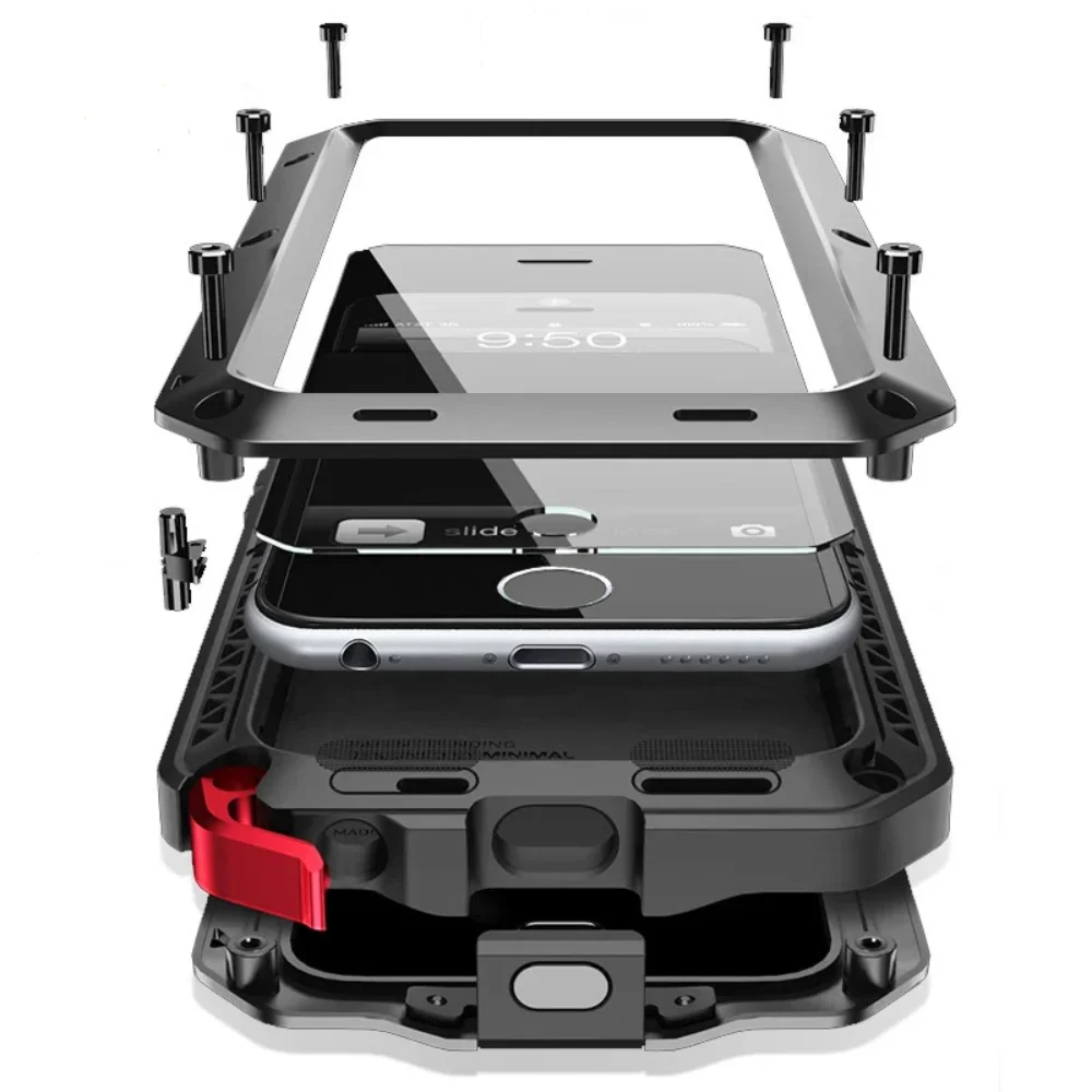Heavy Duty 360 Full Body Protective Case - Capa para iphone 16 15 13