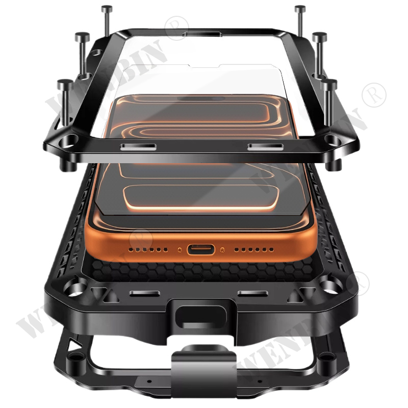 Heavy Duty 360 Full Body Protective Case - Capa de Luxo Reforçada para iPhone