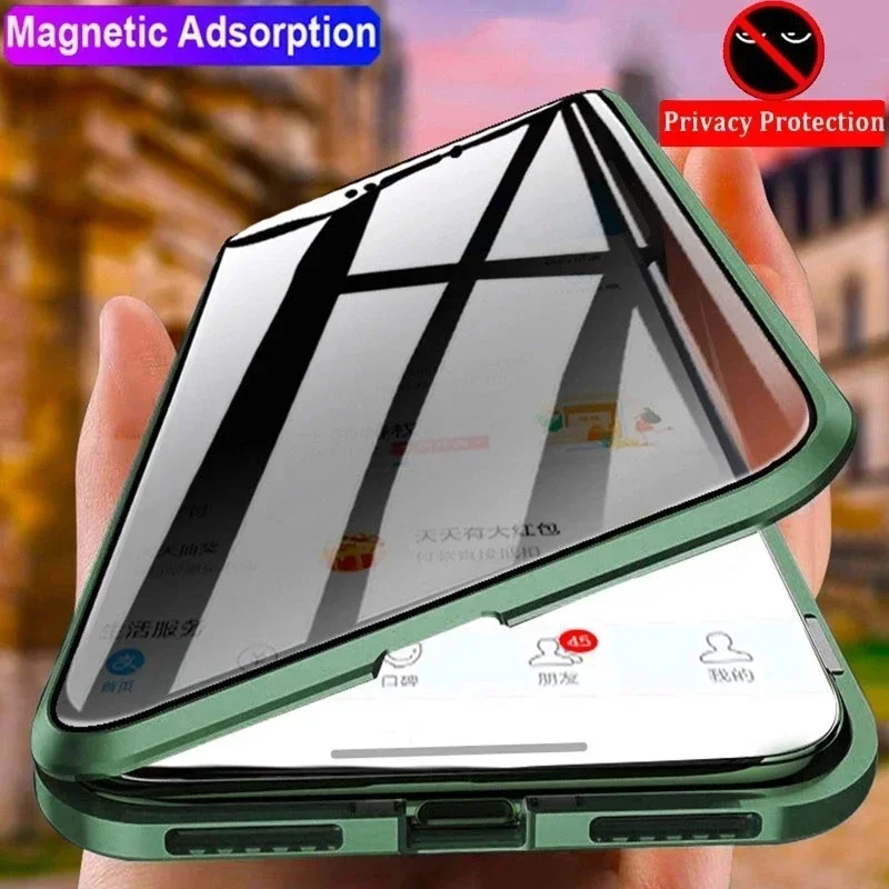Anti Spy Privacy Glass Case - Capa de Telefone Anti Espionagem em