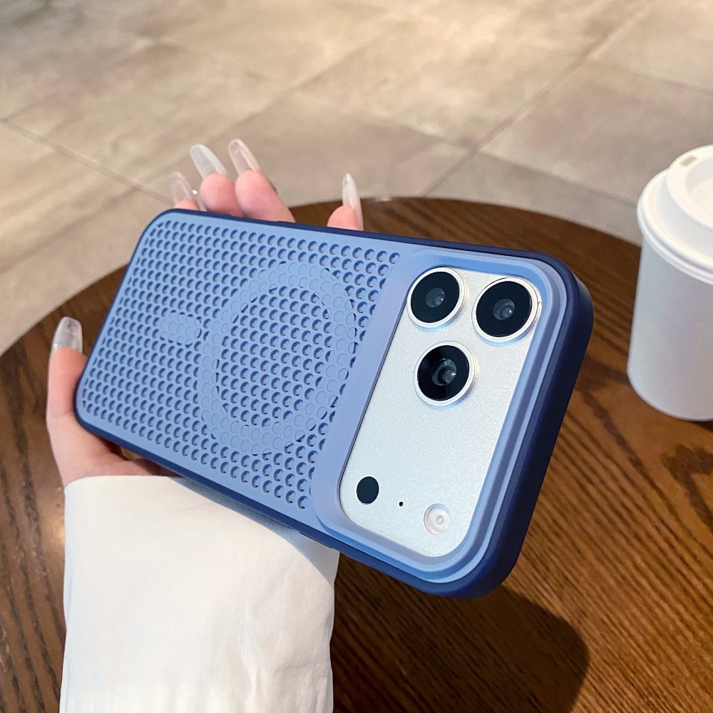 Heat Dissipation Mesh Breathable Case - Capa Rígida Fosca de Luxo Respirável