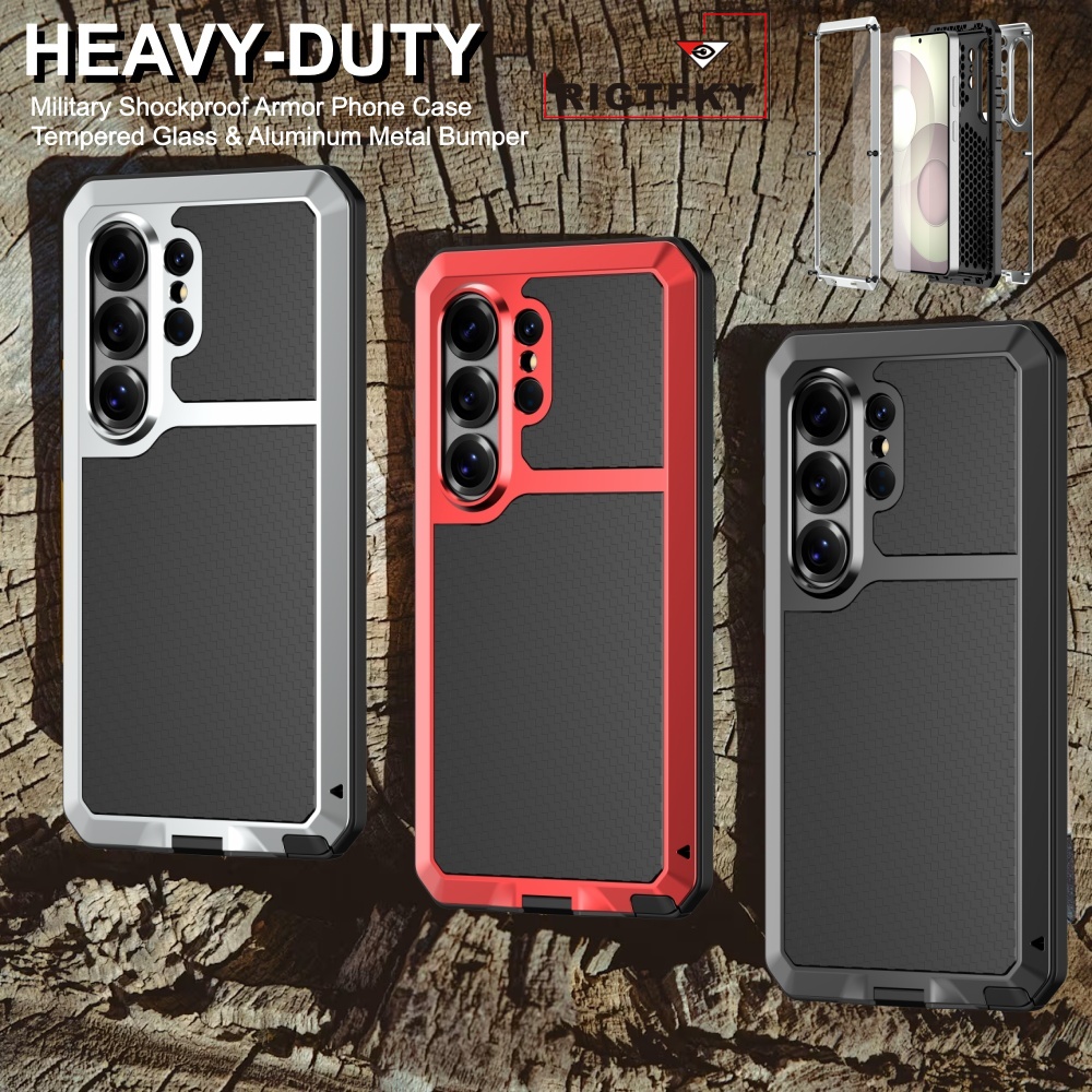 Heavy Duty 360 Full Body Protective Case - Capa para Samsung S26 Ultra, S26