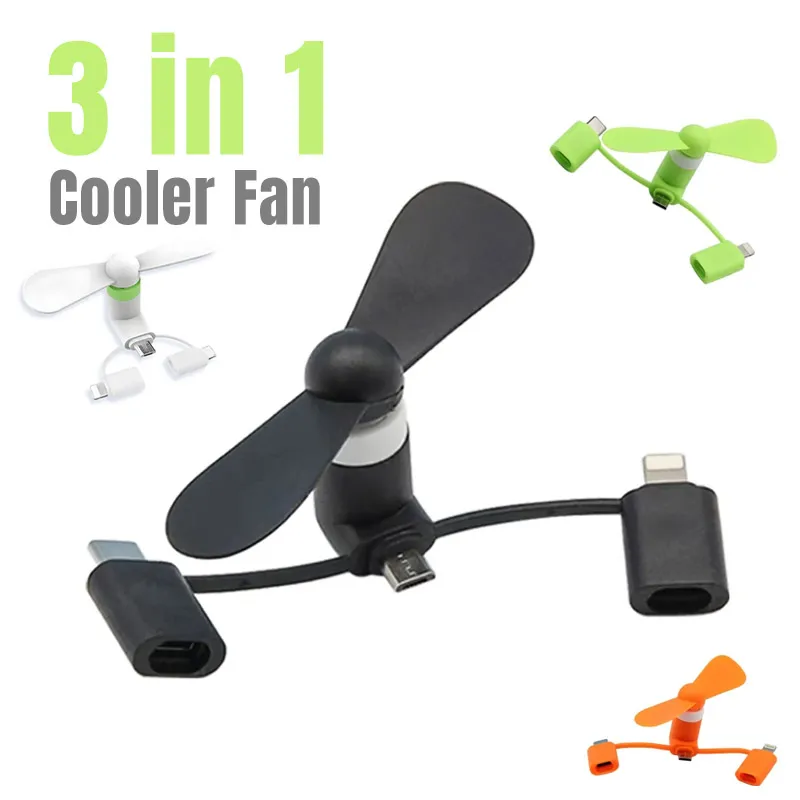 Power Banks - Ventilador usb criativo mini ventilador android