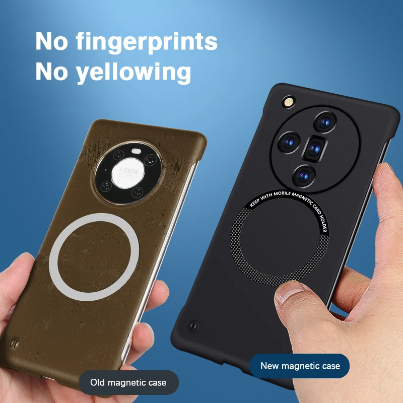 Ultra Thin Frameless Phone Cover - Capas de telefone de carregamento sem
