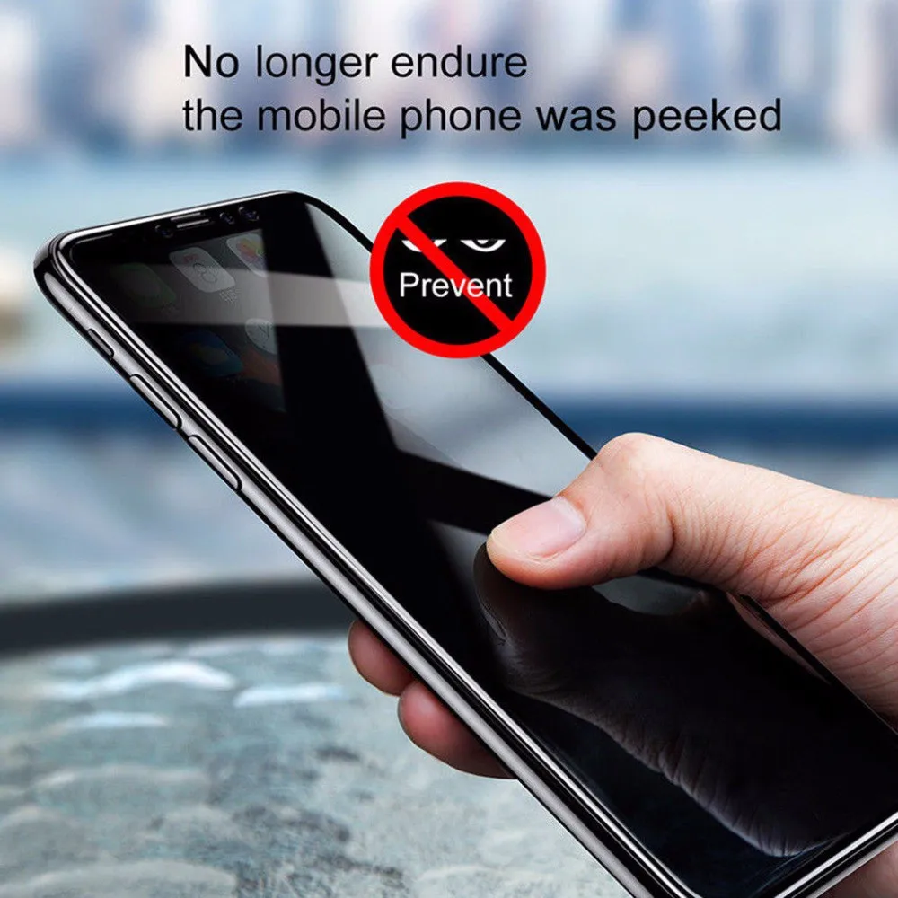 Anti Spy Privacy Glass Case - Protetor de tela de vidro temperado