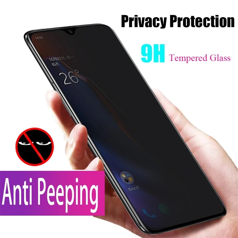 Capa de vidro temperado anti-e - Anti Spy Privacy Glass Case avaliação e preço