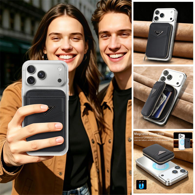 Capa Carteira com Zíper e Supo - Leather Wallet Card Holder Phone Cover avaliação e preço