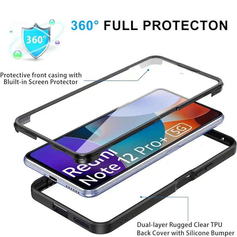 Caso resistente à prova de cho - Heavy Duty 360 Full Body Protective Case avaliação e preço