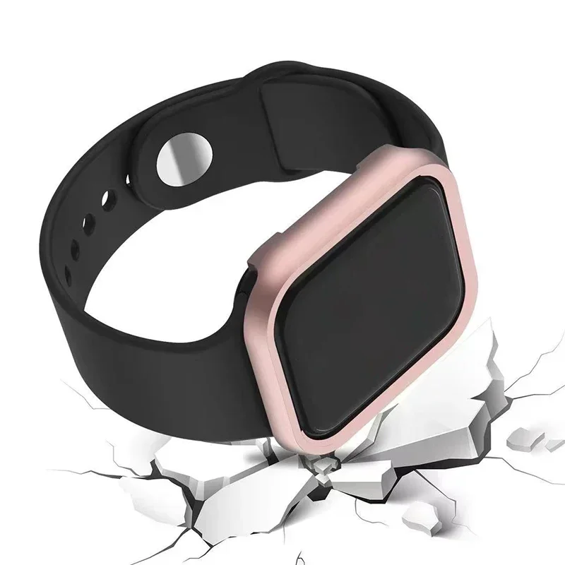 Para iwatch se série 10 9 8 7  - Metal Bumper Aluminum Frame Case avaliação e preço