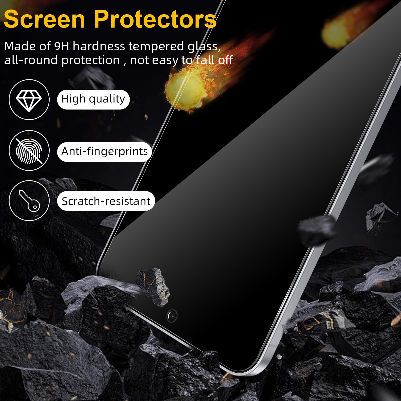 Protetor de tela anti-espião p - Anti Spy Privacy Glass Case avaliação e preço