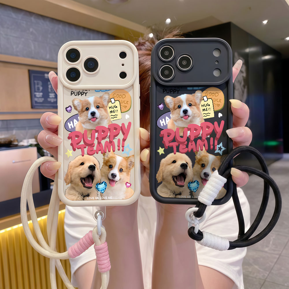 Capas de Celular Macias com Co - Cute Cartoon Wrist Strap Silicone Case avaliação e preço
