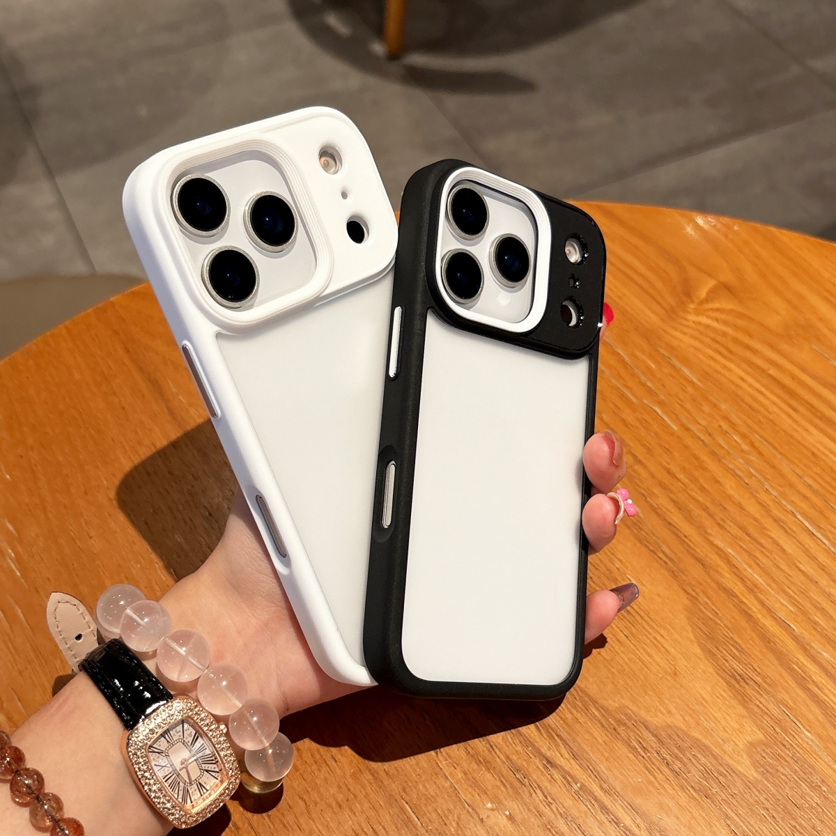 Luxo fosco claro armadura caso - Clear Shockproof Bumper Case avaliação e preço