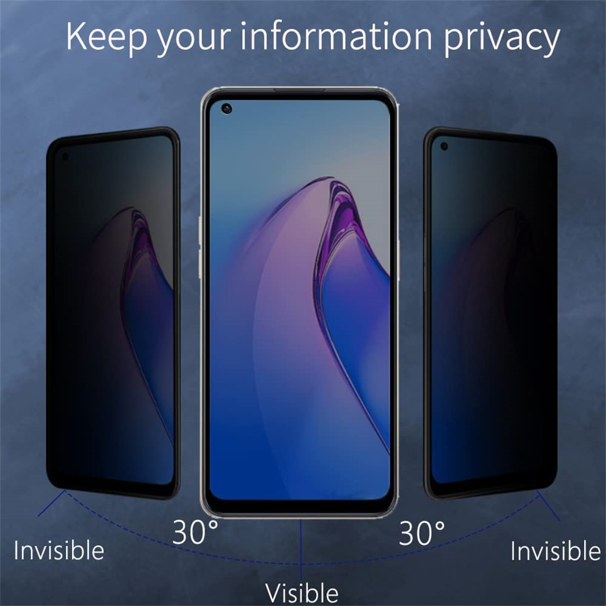 Protetor de tela anti-espião p - Anti Spy Privacy Glass Case avaliação e preço
