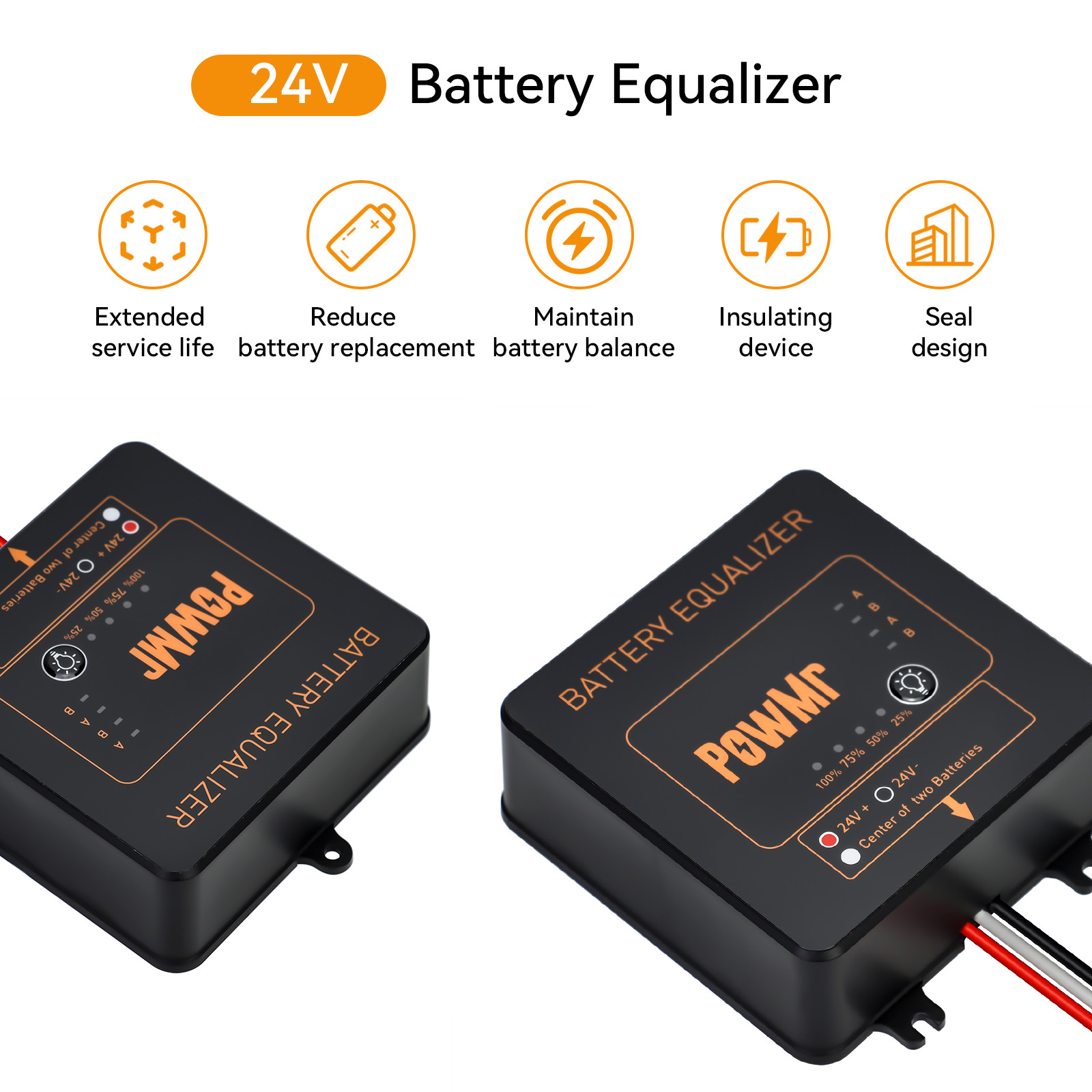 PowMr BE24 Equalizador de Bate - Power Banks avaliação e preço
