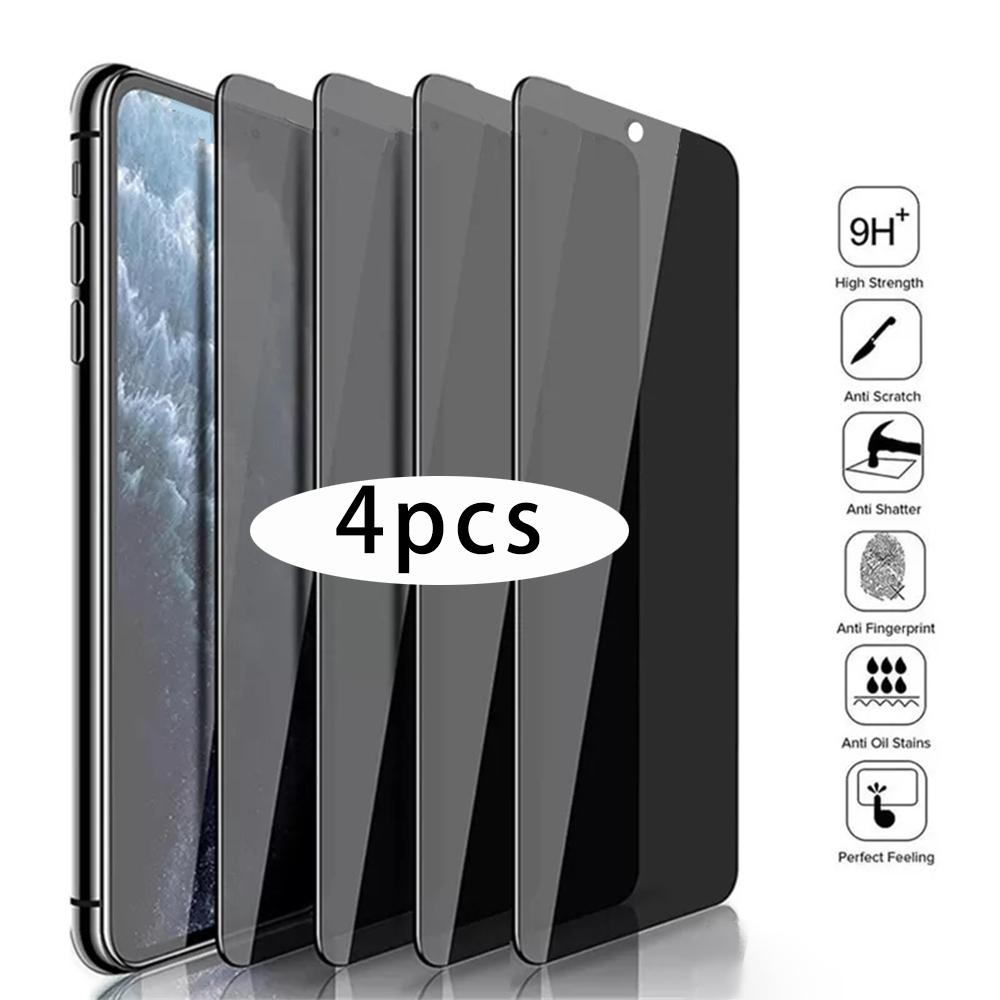4 pçs anti peeking vidro tempe - Anti Peek Privacy Tempered Glass avaliação e preço