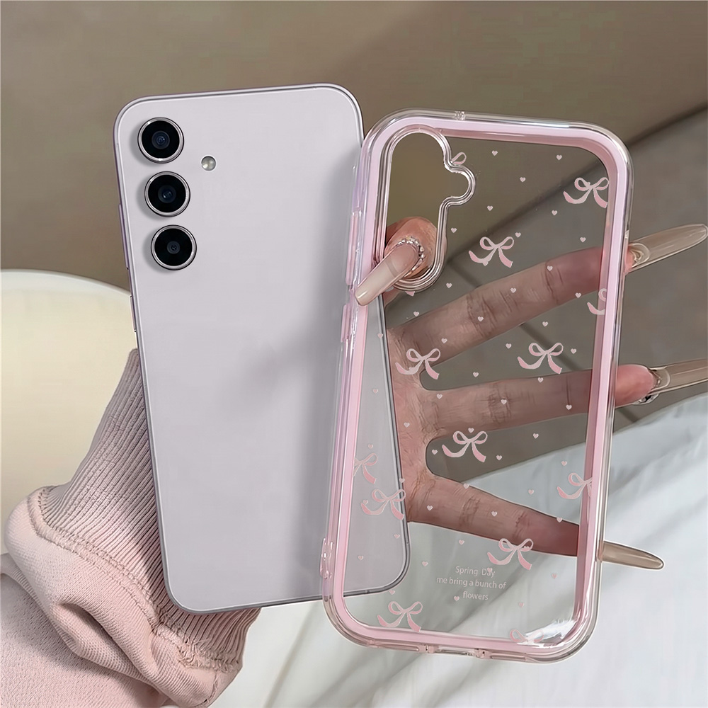 Capa de Telefone Rosa Fofa com - Clear Shockproof Bumper Case avaliação e preço