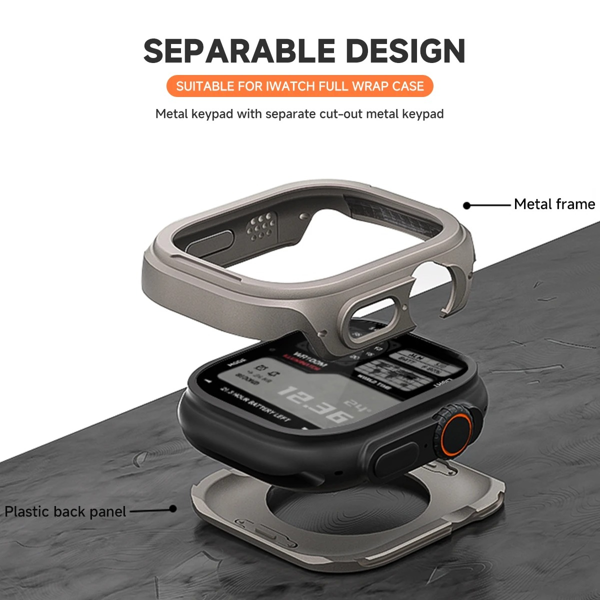 Capa de metal para apple watch - Metal Bumper Aluminum Frame Case avaliação e preço