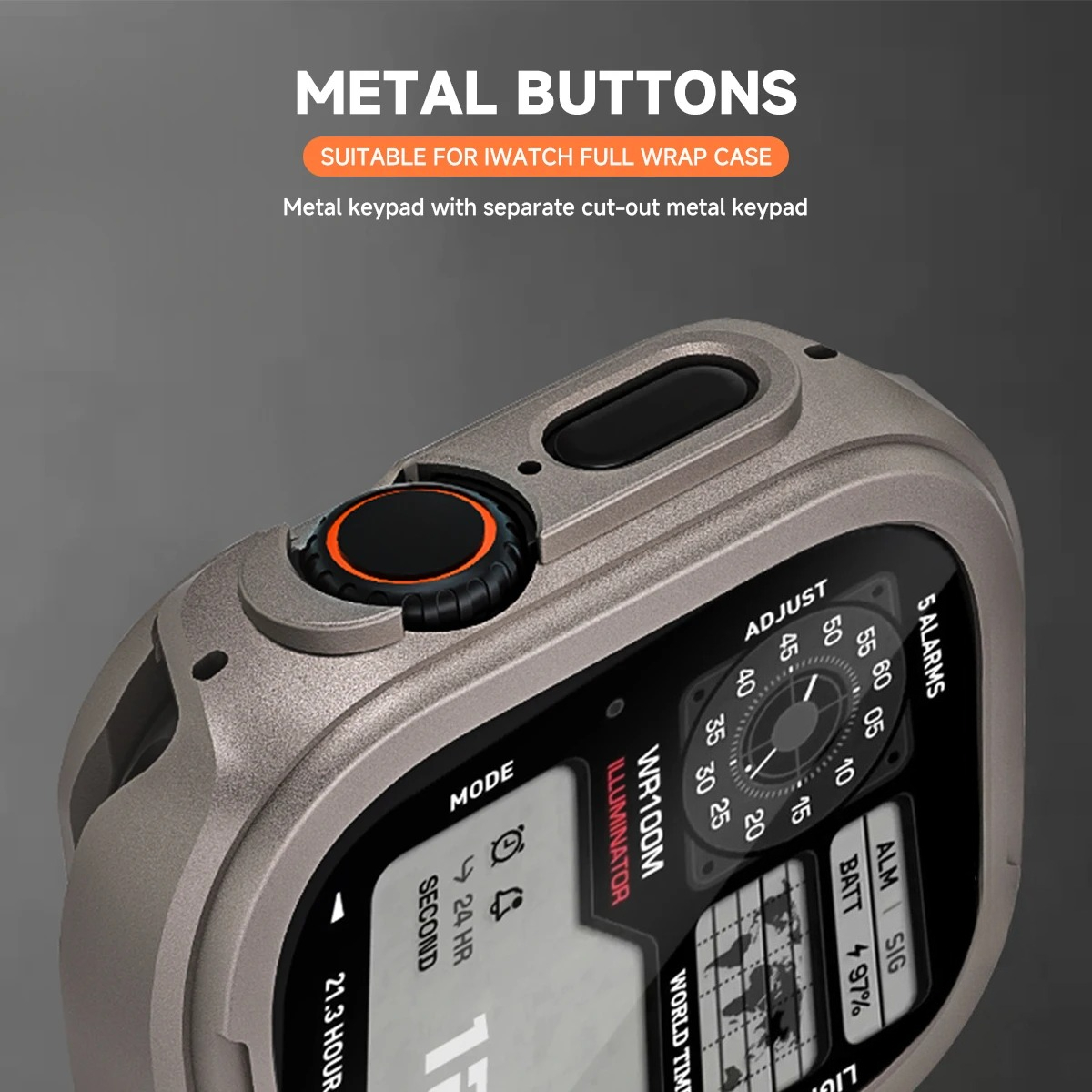 Capa de metal para apple watch - Metal Bumper Aluminum Frame Case avaliação e preço