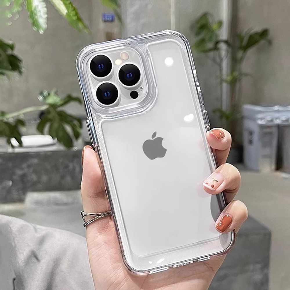 Capa de Luxo para iPhone 15 8  - Clear Shockproof Bumper Case avaliação e preço