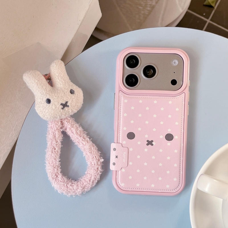 Capa de Telefone de Couro Anti - Cute Cartoon Wrist Strap Silicone Case avaliação e preço