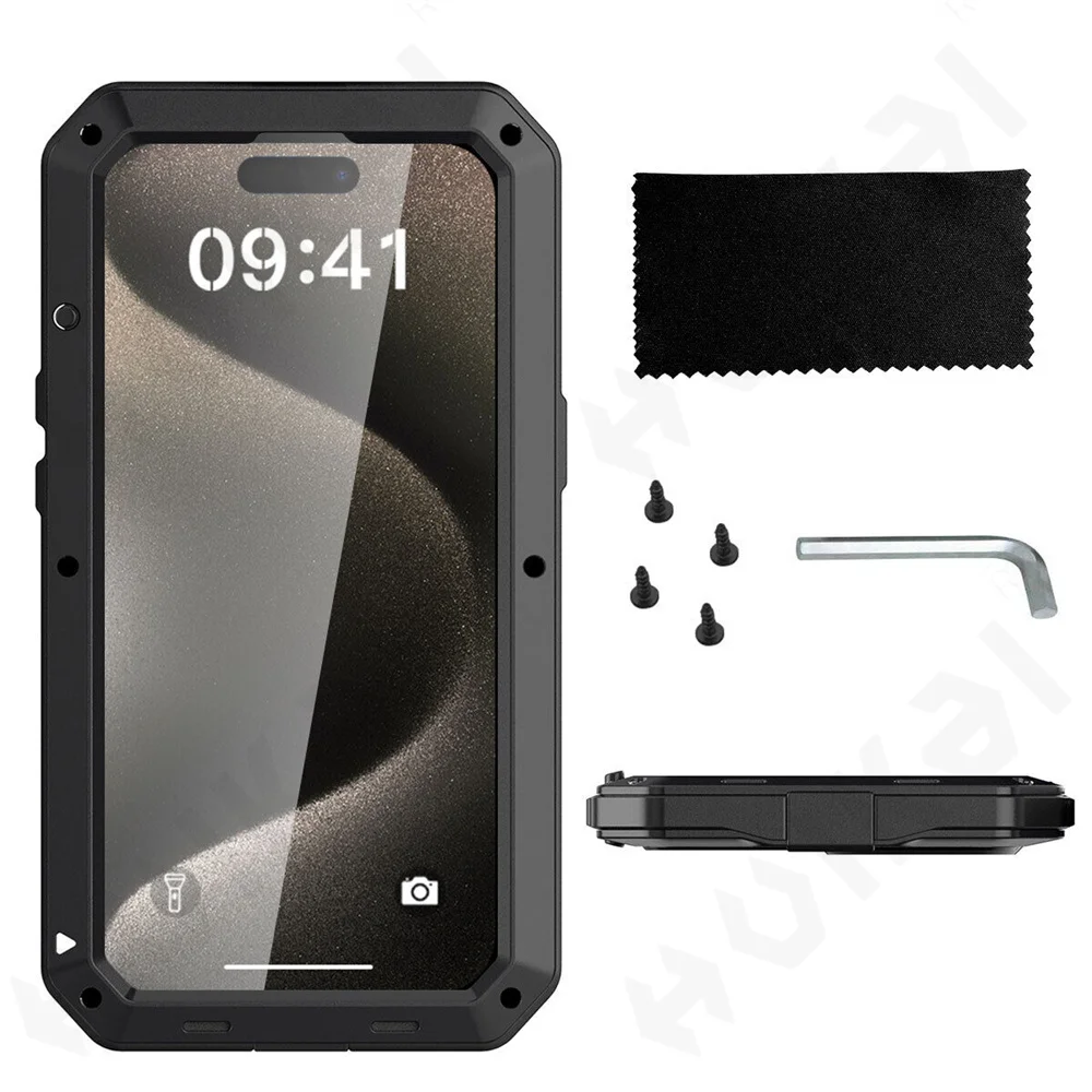 Capa para iphone 17 16 15 14 1 - Heavy Duty 360 Full Body Protective Case avaliação e preço