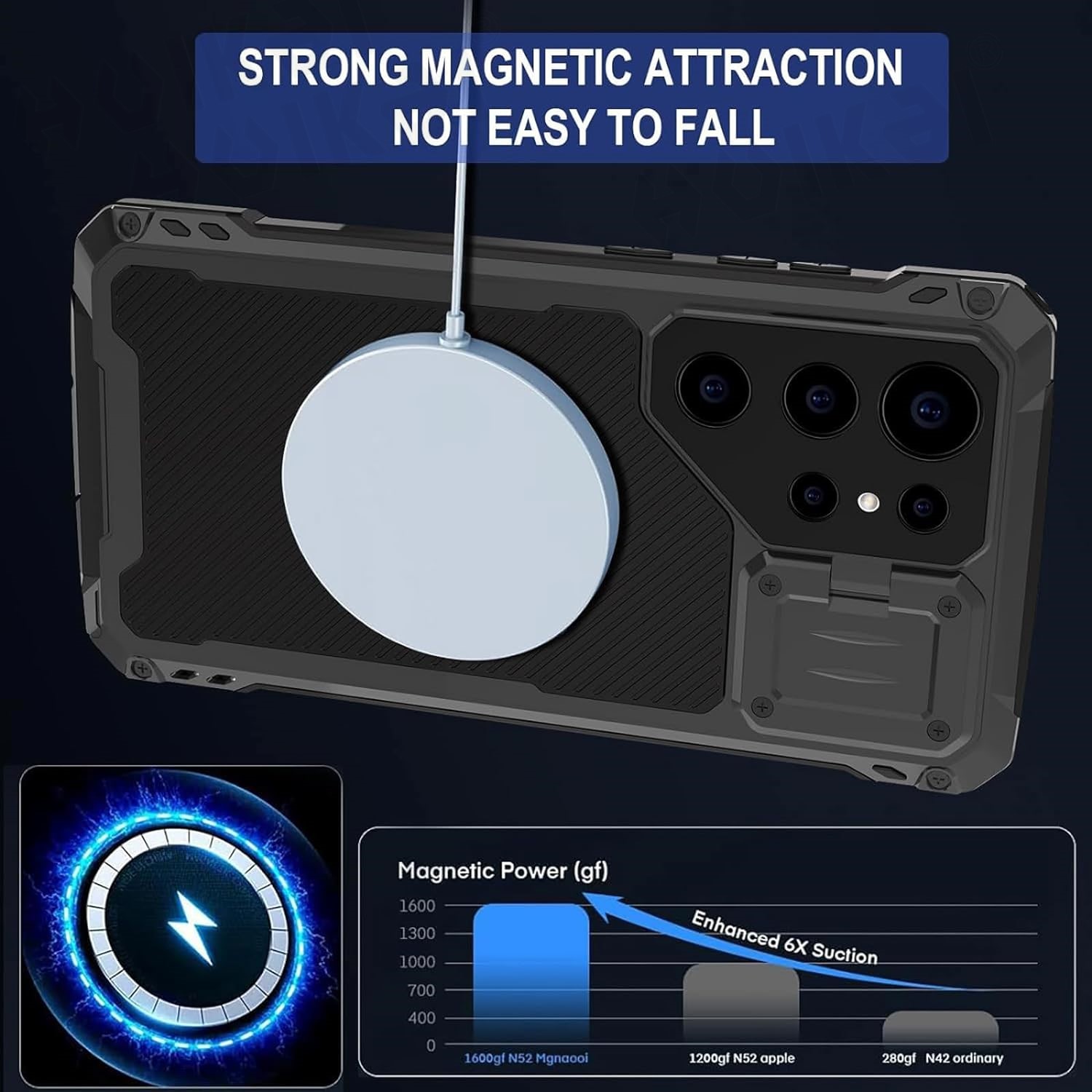 Capa para Samsung Galaxy S24 U - Heavy Duty 360 Full Body Protective Case avaliação e preço