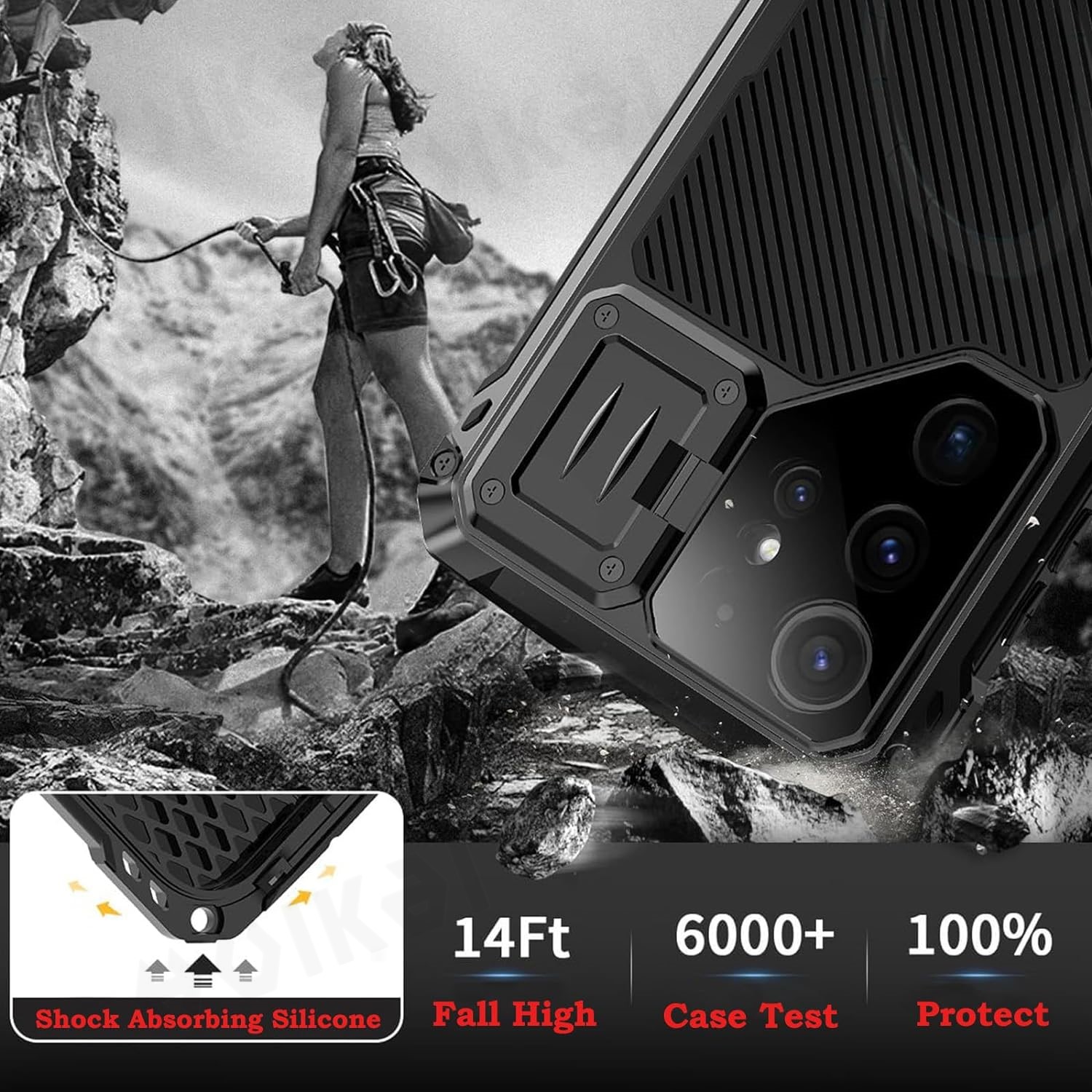 Capa para Samsung Galaxy S24 U - Heavy Duty 360 Full Body Protective Case avaliação e preço