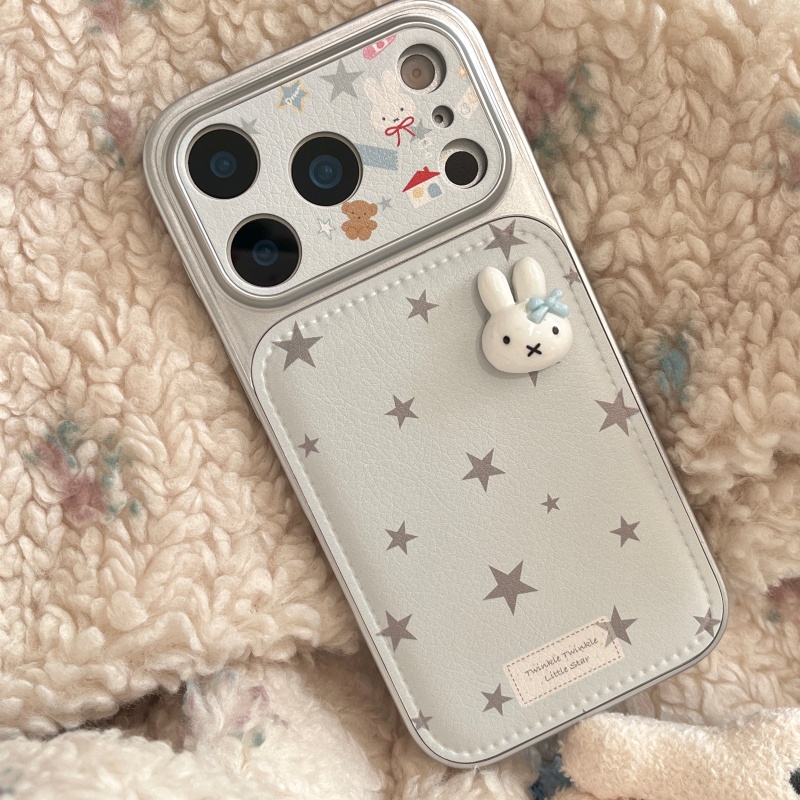 Capa de Telefone de Couro 3D L - Cute Cartoon Wrist Strap Silicone Case avaliação e preço