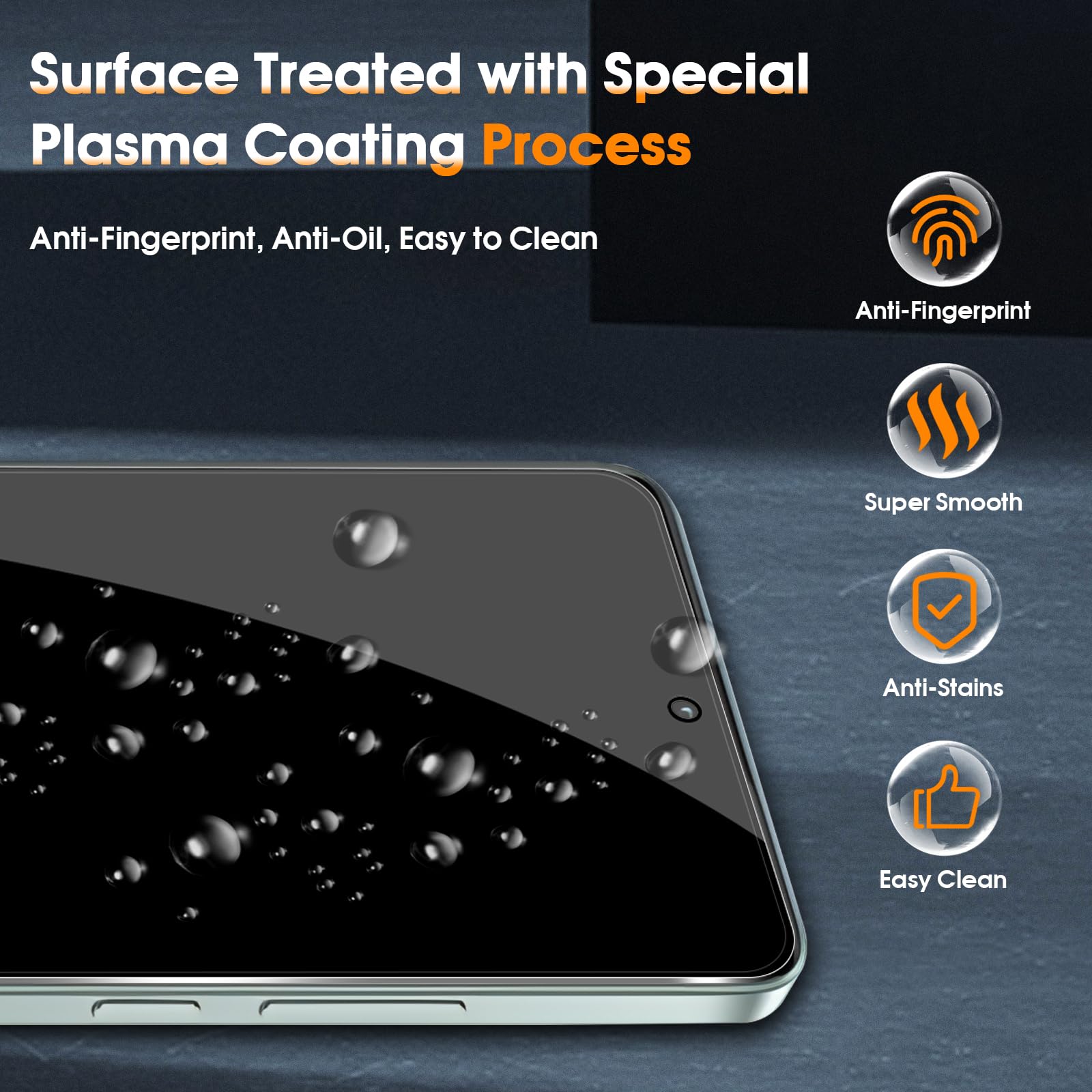 Protetor de tela anti-espião p - Anti Spy Privacy Glass Case avaliação e preço