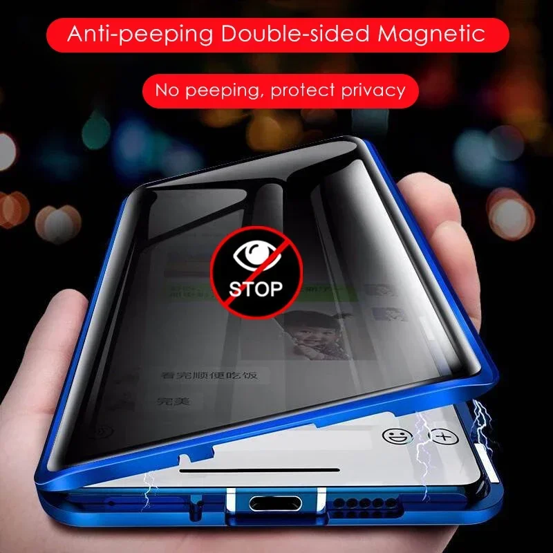 Capa de Telefone Anti Espionag - Anti Spy Privacy Glass Case avaliação e preço