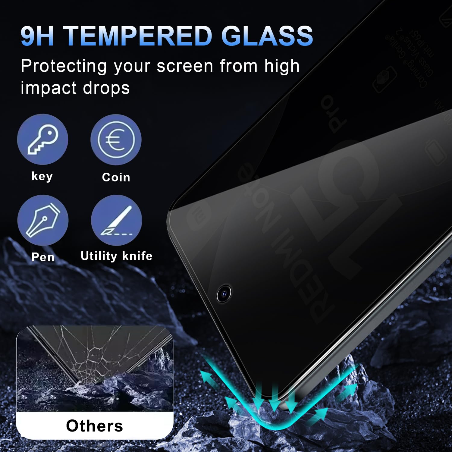 Protetor de Tela Anti-Espião p - Anti Spy Privacy Glass Case avaliação e preço
