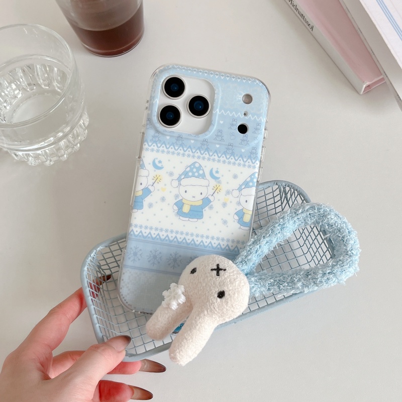 Capa de celular Miffy com esta - Cute Cartoon Wrist Strap Silicone Case avaliação e preço