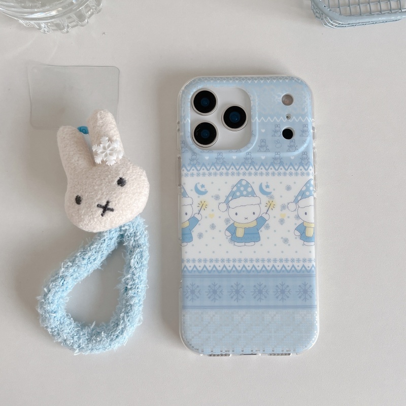 Capa de celular Miffy com esta - Cute Cartoon Wrist Strap Silicone Case avaliação e preço