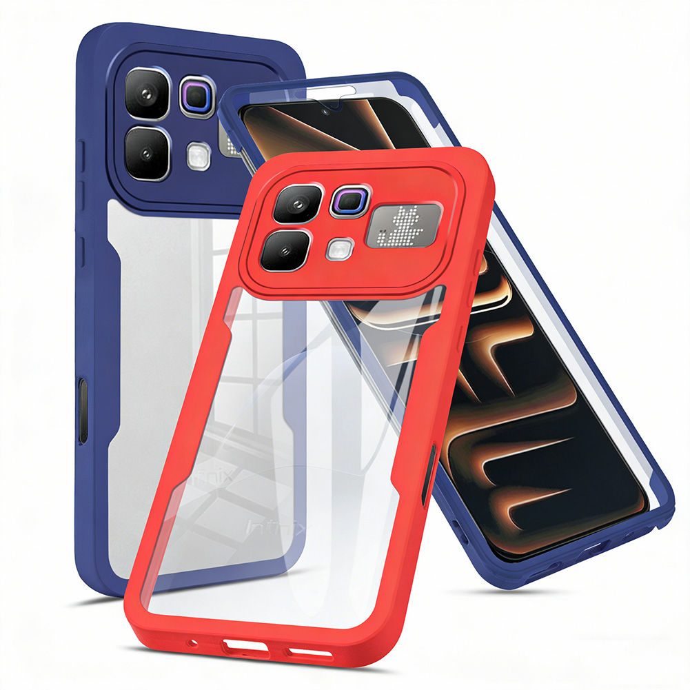 Luxuoso Transparente 360 °   C - Heavy Duty 360 Full Body Protective Case avaliação e preço