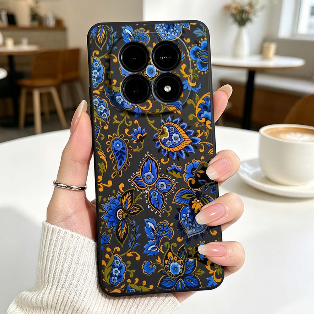 Capa de Telefone com Design Vi - Vintage Floral Pattern Soft Case avaliação e preço