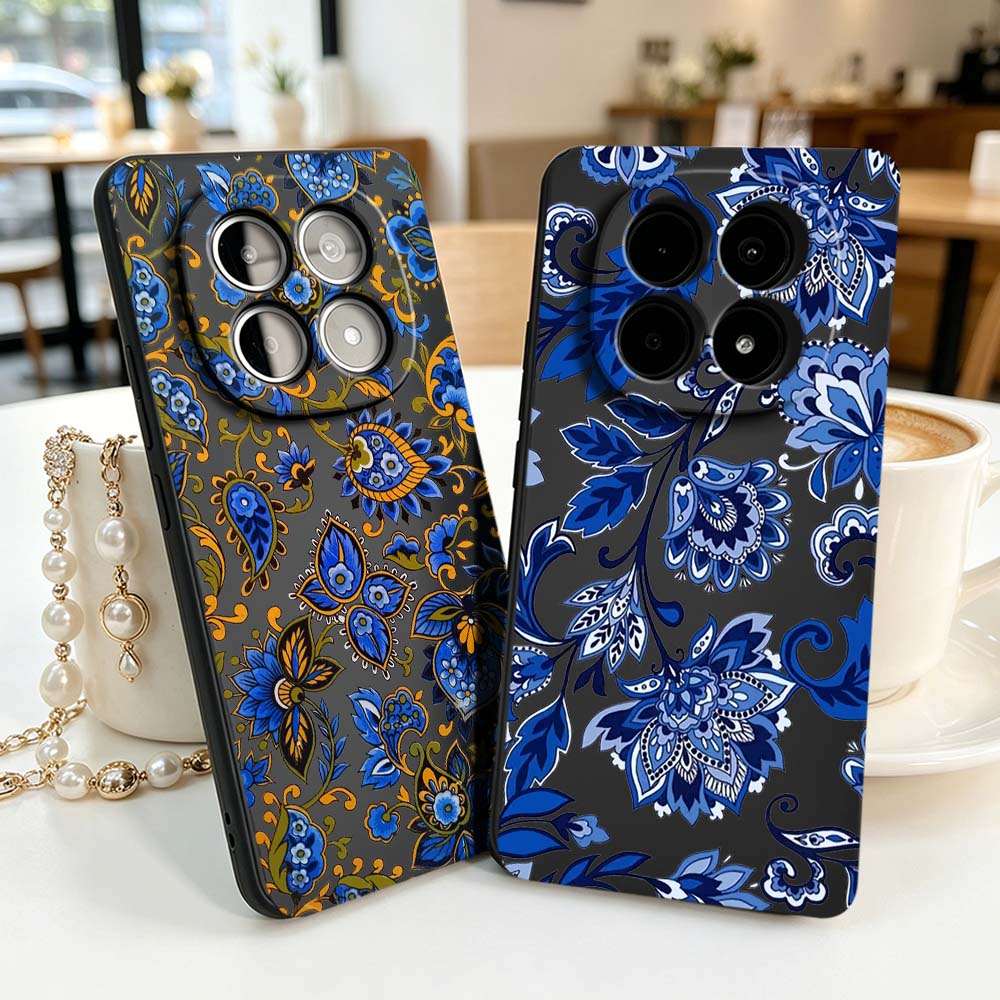 Capa de Telefone com Design Vi - Vintage Floral Pattern Soft Case avaliação e preço