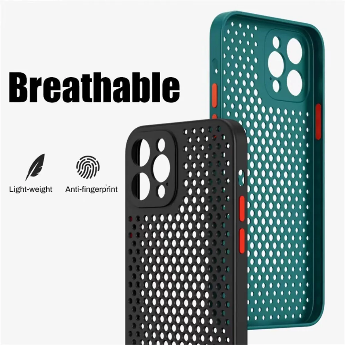 Caso De Telefone De Refrigeraç - Heat Dissipation Mesh Breathable Case avaliação e preço