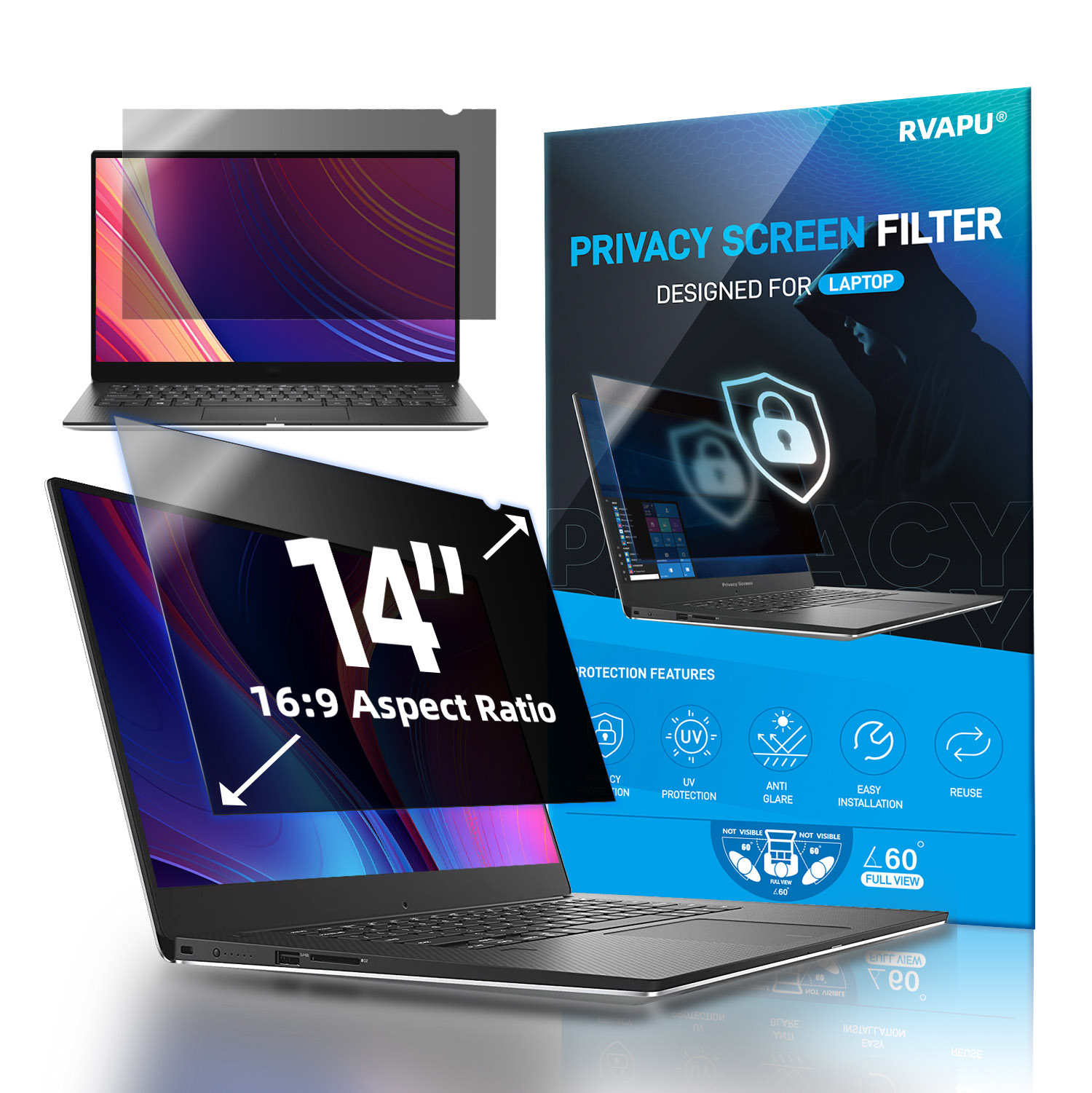 Para laptop 14 polegadas priva - Matte Anti Glare Screen Protector avaliação e preço