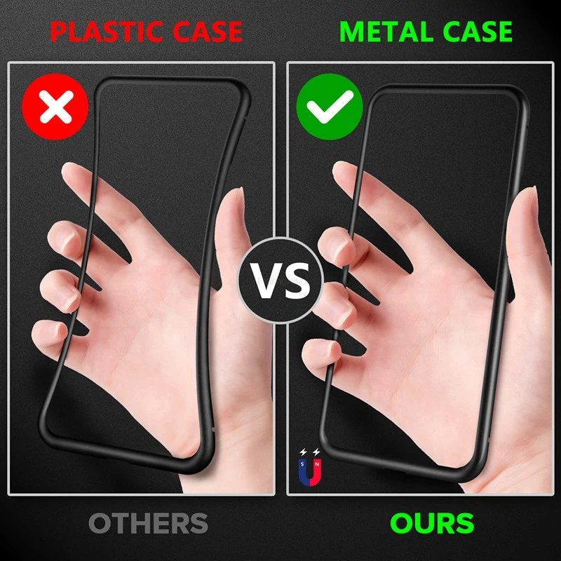 Capa de metal de privacidade d - Anti Spy Privacy Glass Case avaliação e preço