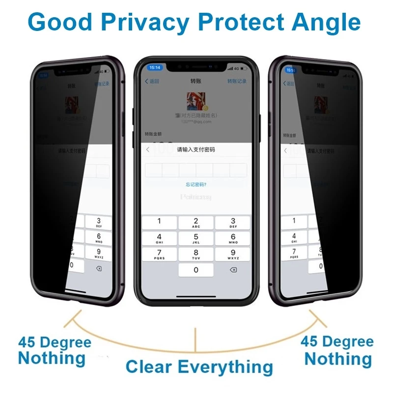 Capa de metal de privacidade d - Anti Spy Privacy Glass Case avaliação e preço