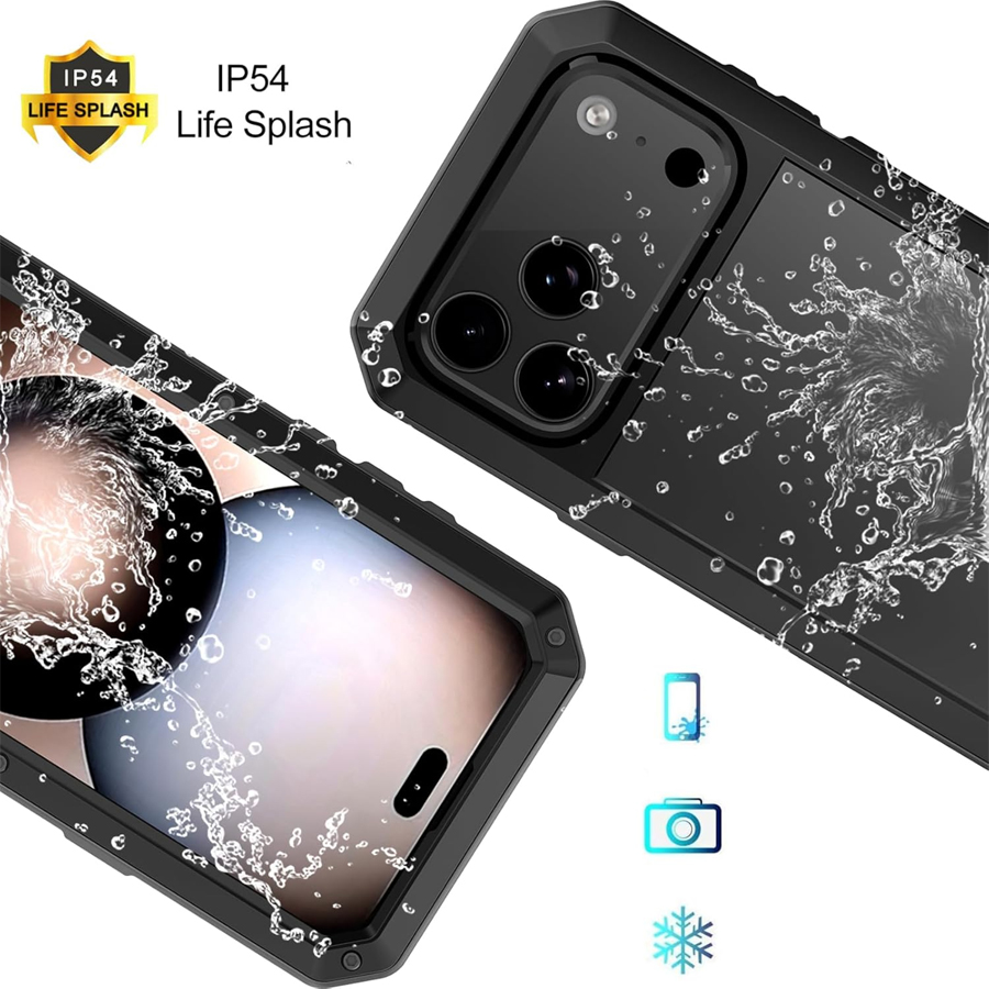 Capa de Telefone em Metal Resi - Heavy Duty 360 Full Body Protective Case avaliação e preço